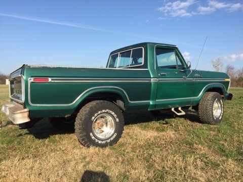 1977 green Ford F-150