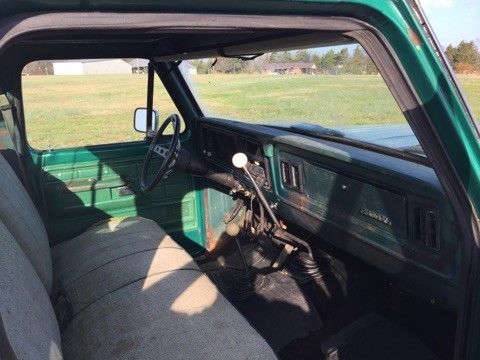 1977 green Ford F-150