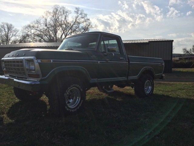 1977 green Ford F-150