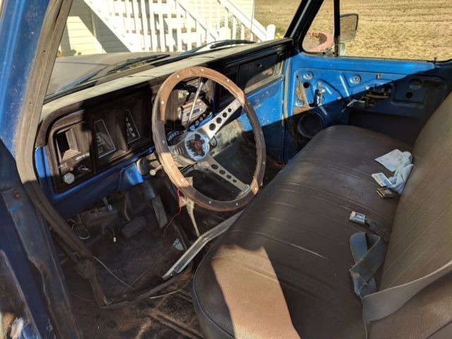 1977 Blue and white Ford F-150