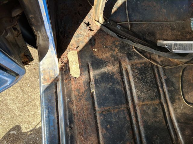 1977 Blue and white Ford F-150