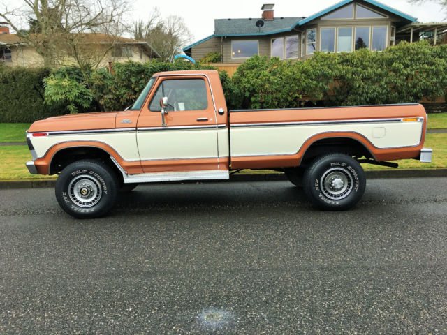 1977 copper Ford F-250 Standard Cab Pickup