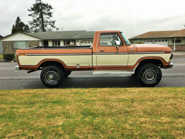 1977 copper Ford F-250 Standard Cab Pickup