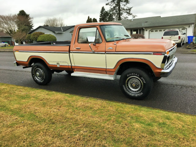 1977 copper Ford F-250 Standard Cab Pickup