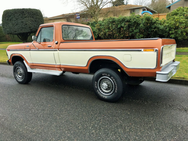 1977 copper Ford F-250 Standard Cab Pickup