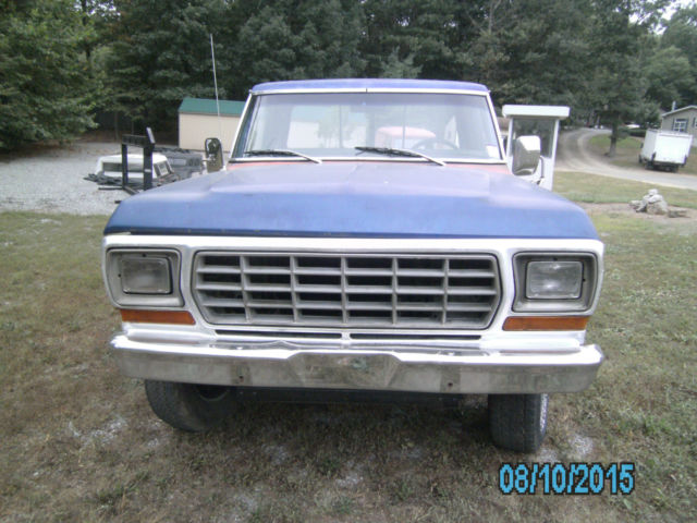 1977 Blue Ford F-250