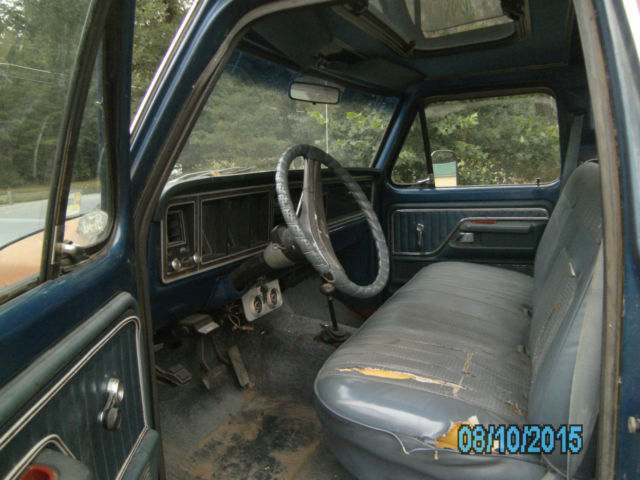 1977 Blue Ford F-250