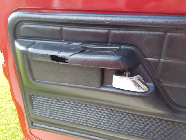 1977 Red Ford F-250 Standard Cab Pickup