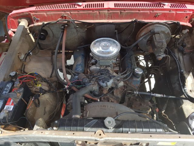 1977 Red Ford F-250 Standard Cab Pickup