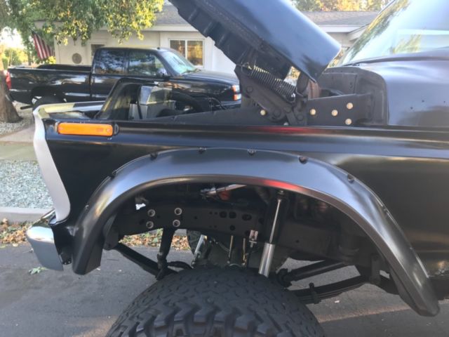 1977 Black Ford F-250 Standard Cab Pickup