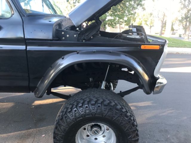 1977 Black Ford F-250 Standard Cab Pickup