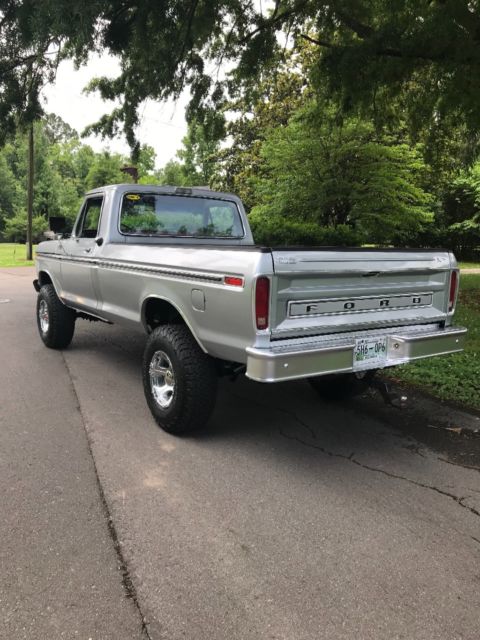 1977 Silver Ford F-250 Standard Cab Pickup