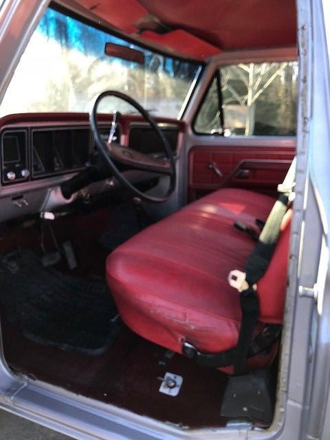 1977 Silver Ford F-250 Standard Cab Pickup