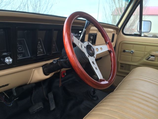 1977 tan Ford F-250 Standard cab
