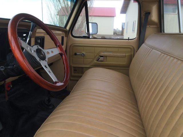 1977 tan Ford F-250 Standard cab