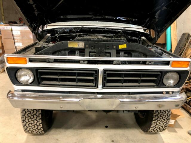 1977 Blue Ford F-250 Standard Cab Pickup