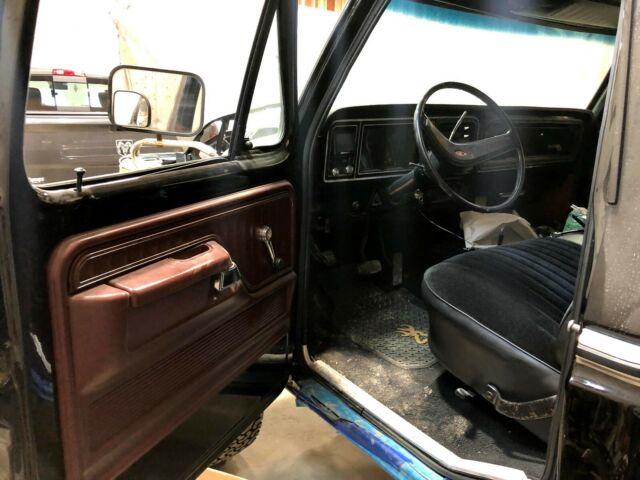 1977 Blue Ford F-250 Standard Cab Pickup