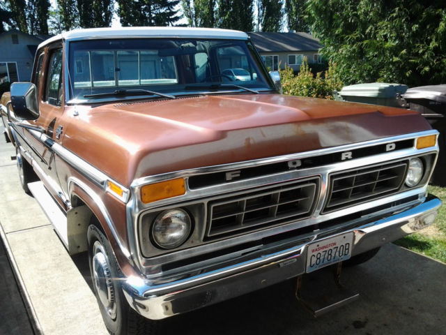 1977 BRONZE Ford F-350 Extended Cab Pickup