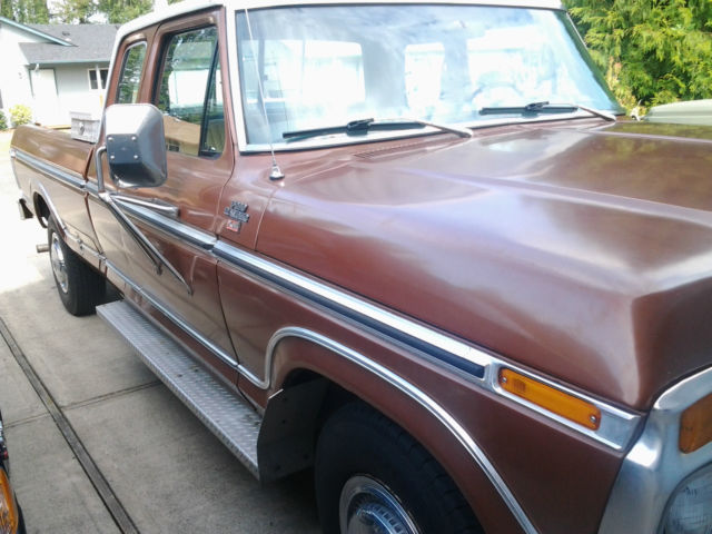 1977 BRONZE Ford F-350 Extended Cab Pickup
