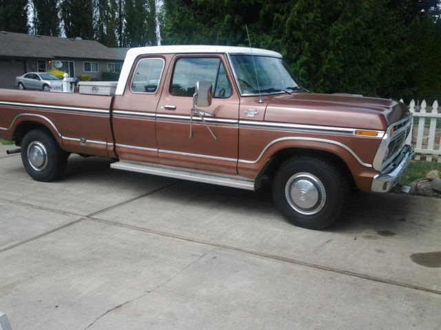 1977 BRONZE Ford F-350 Extended Cab Pickup