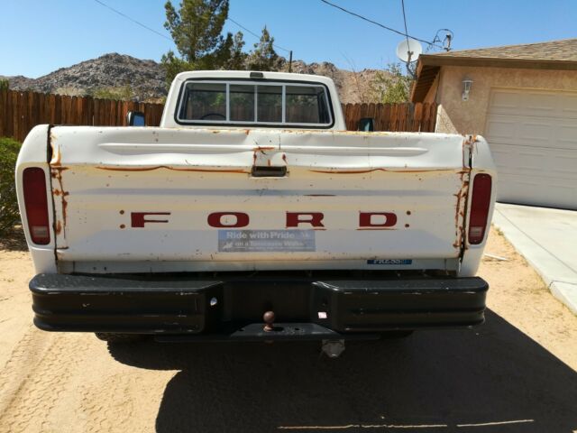 1977 White Ford F-350 Standard Cab Pickup