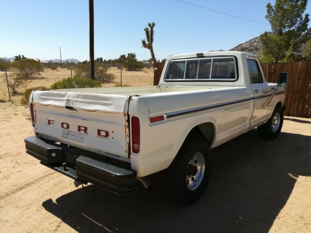 1977 White Ford F-350 Standard Cab Pickup
