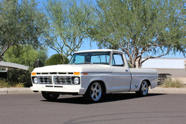 1977 White Ford F100 Pickup (Truck)