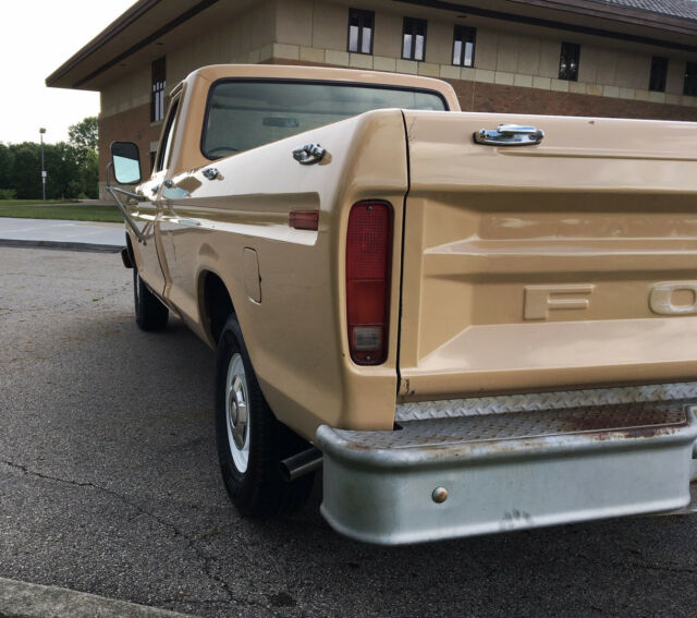1977 Tan Ford F-150 Standard Cab Pickup