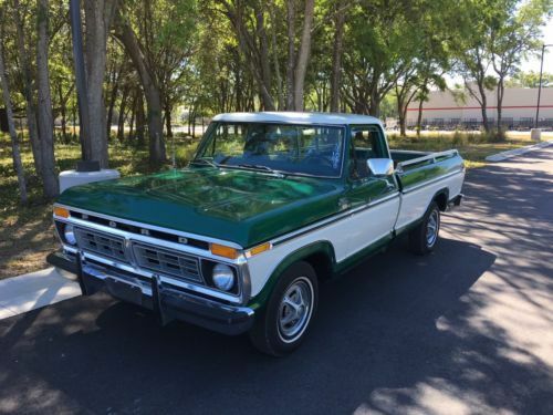 1977 Green Ford F-150 Crew Cab Pickup