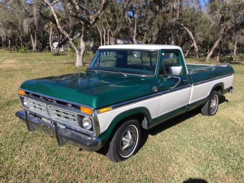 1977 Green Ford F-150 Crew Cab Pickup
