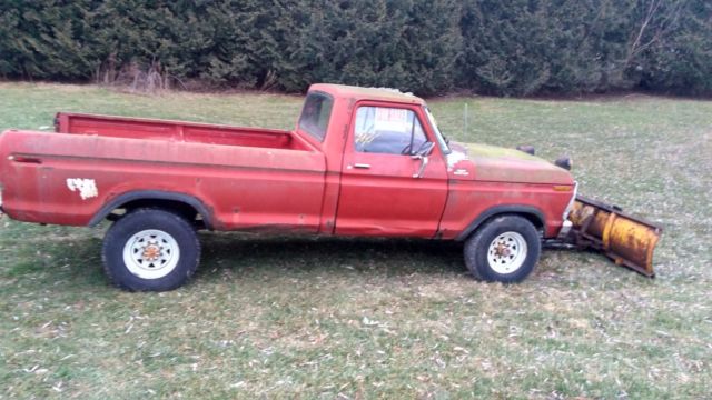 1977 Red Ford Other Pickups