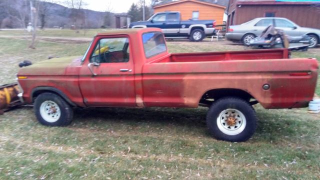 1977 Red Ford Other Pickups
