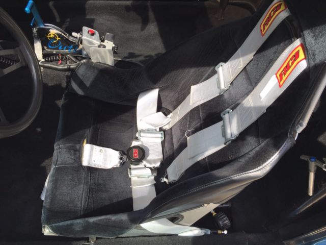 1977 Blue Ford Mustang --