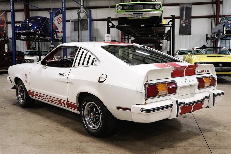 1977 White Ford Mustang Coupe
