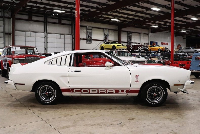 1977 White Ford Mustang Coupe