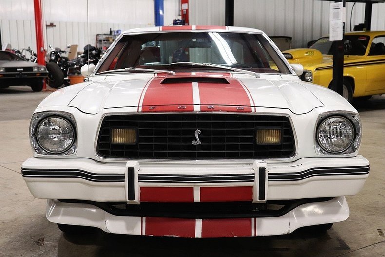1977 White Ford Mustang Coupe