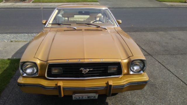 1977 Honey gold Ford Mustang Coupe