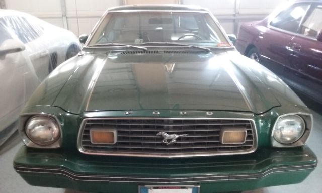1977 Green Ford Mustang Coupe