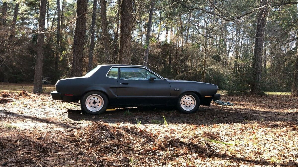 1977 Black Ford Mustang Coupe