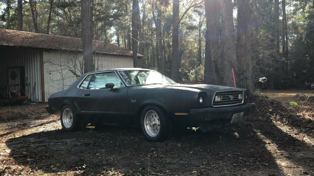 1977 Black Ford Mustang Coupe