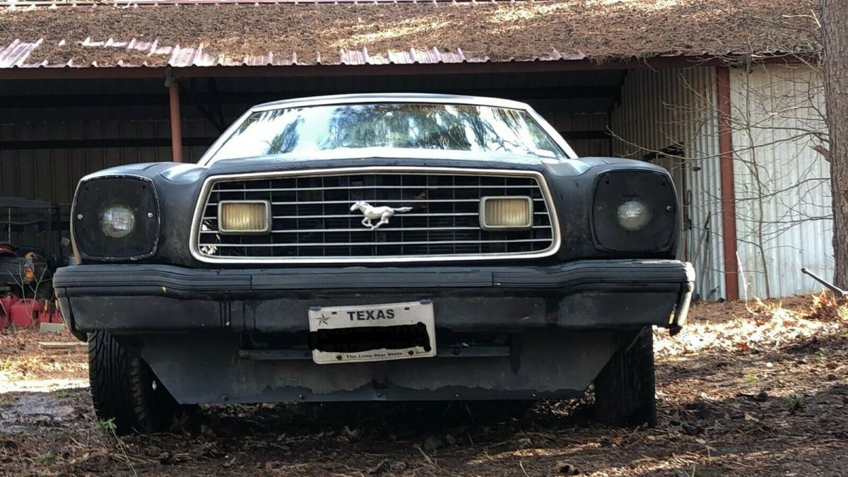 1977 Black Ford Mustang Coupe