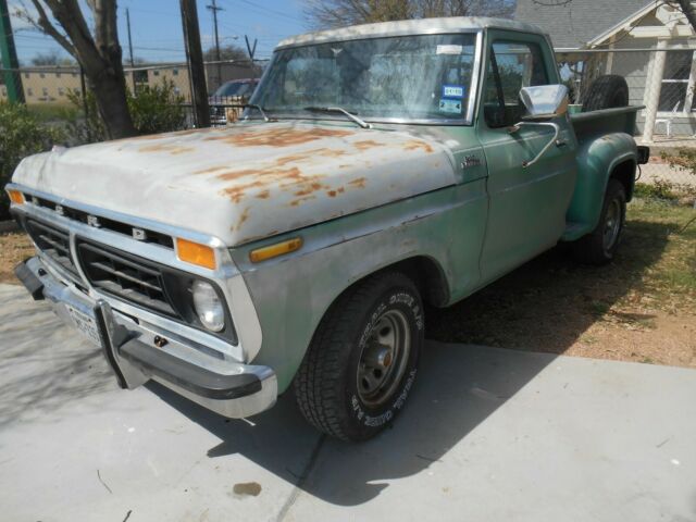 1977 Green Ford 1/2 Ton Pickup Extended Crew Cab Pickup