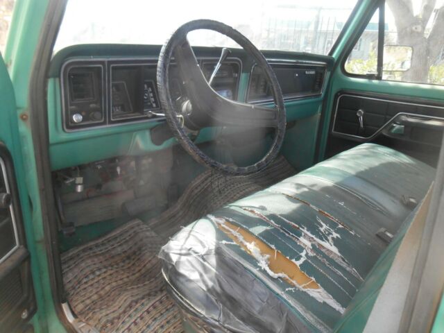 1977 Green Ford 1/2 Ton Pickup Extended Crew Cab Pickup