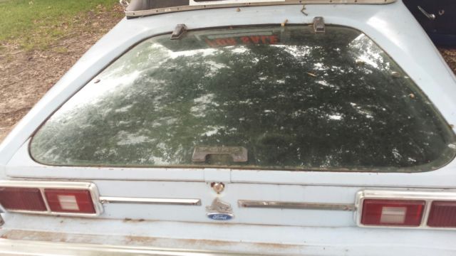 1977 Blue Ford Pinto Convertible