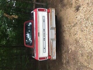 1977 Deluxe Two Tone-Red and White Ford F-150 Standard Cab Pickup