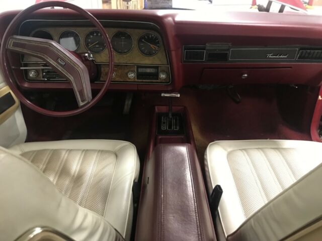 1977 Red Ford Thunderbird Sedan