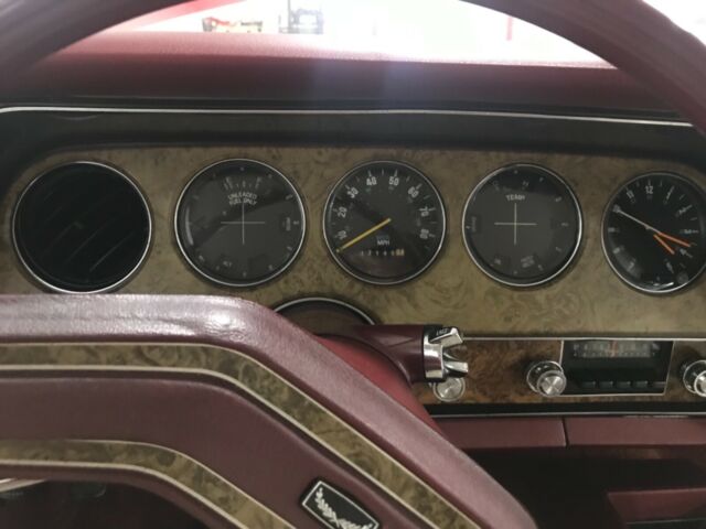 1977 Red Ford Thunderbird Sedan