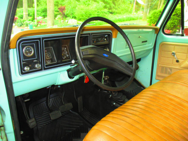 1977 GREEN Ford F-150 Fleetside 6.5 Feet