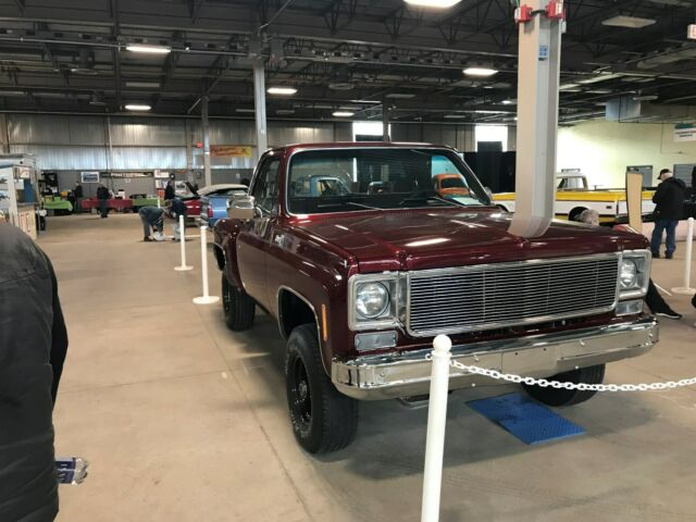 1977 Red Pearl Chevrolet C-10 regular