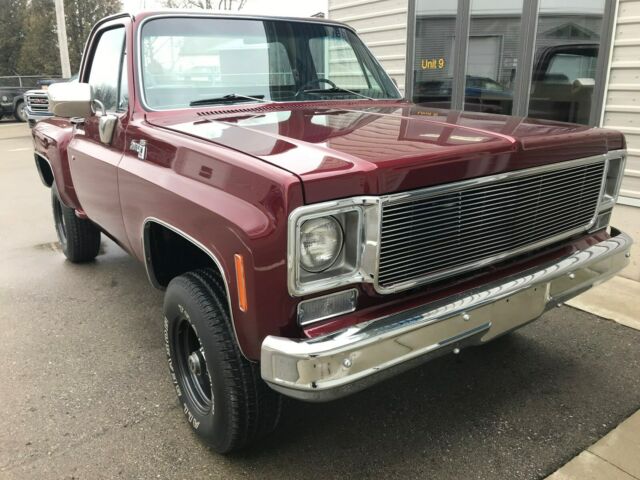 1977 Red Pearl Chevrolet C-10 regular